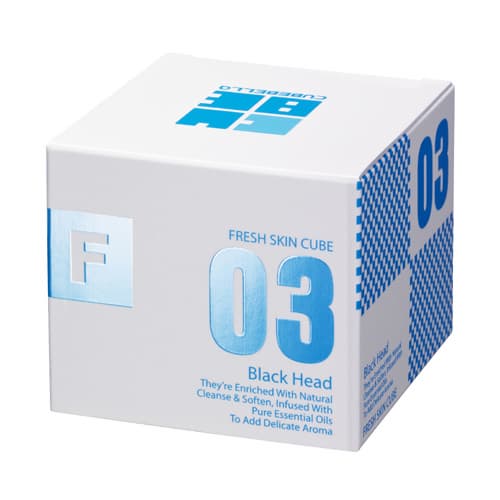 FRESH SKIN CUBE F03 _ Black Head cube